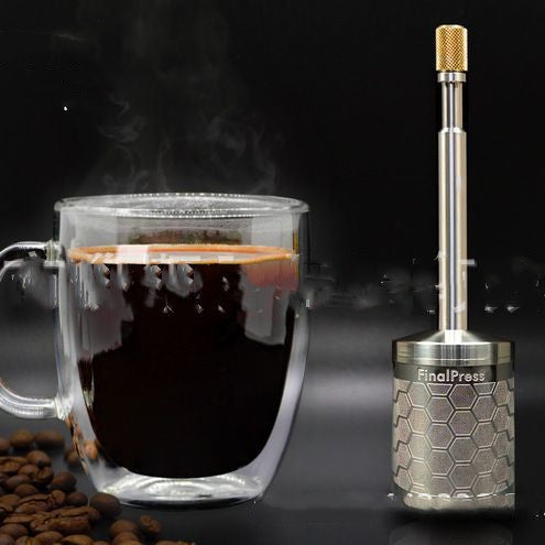 Kaffepress i rostfritt stål